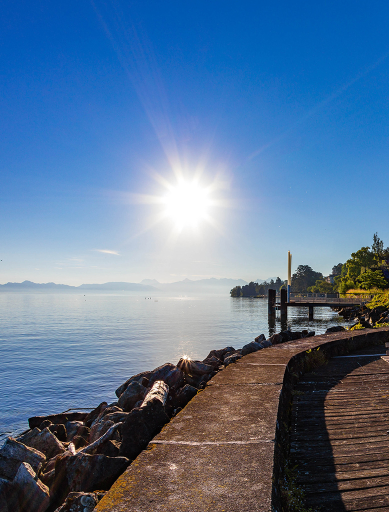 Evian and the Geneva Lake