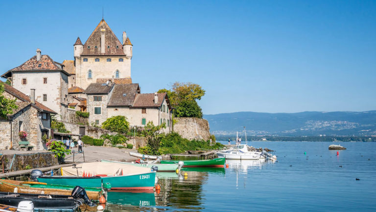 Chateau d'Yvoire au bord du Léman