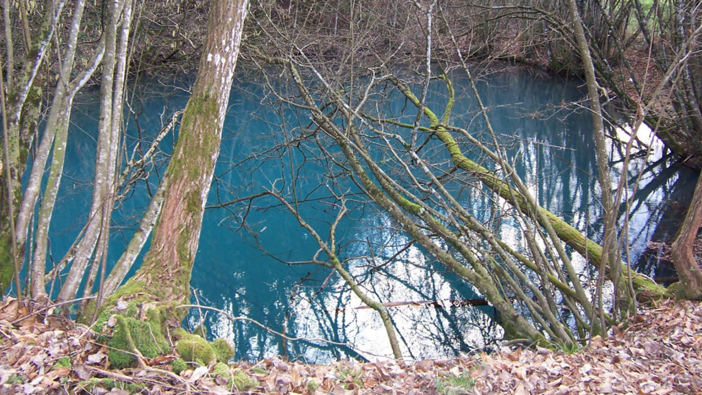 Vue sur le puisoir d'Orcier