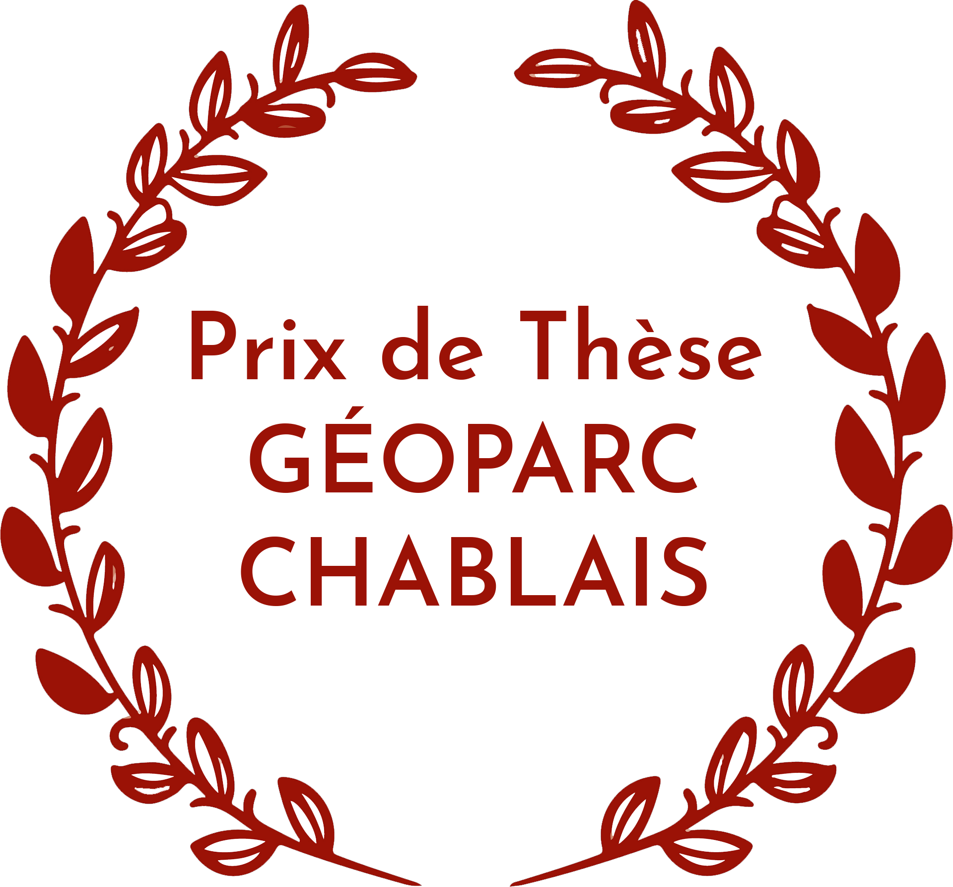 logo du prix de thèse du géoparc du chablais