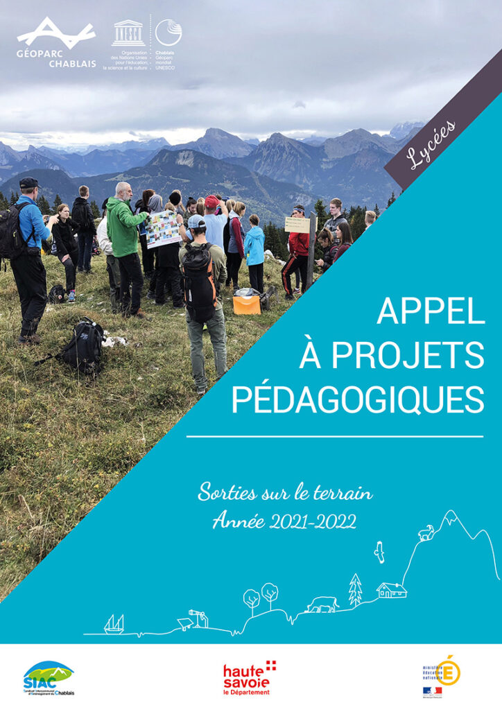 Appel à projets lycée géoparc Chablais