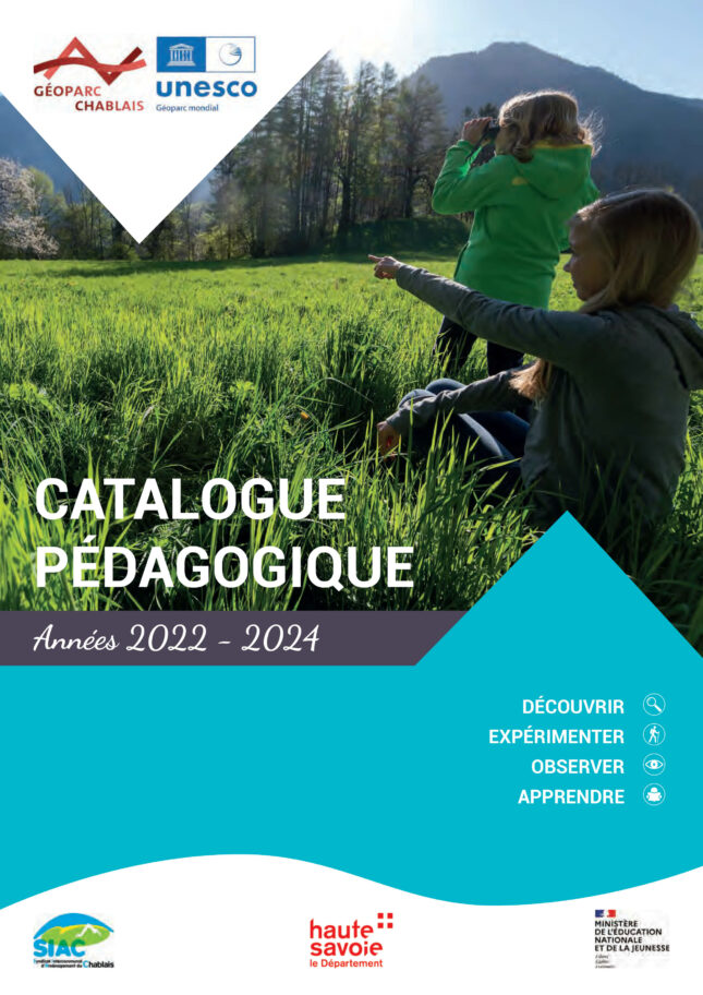 Catalogue pédagogique 2022-2024 du Géoparc du Chablais