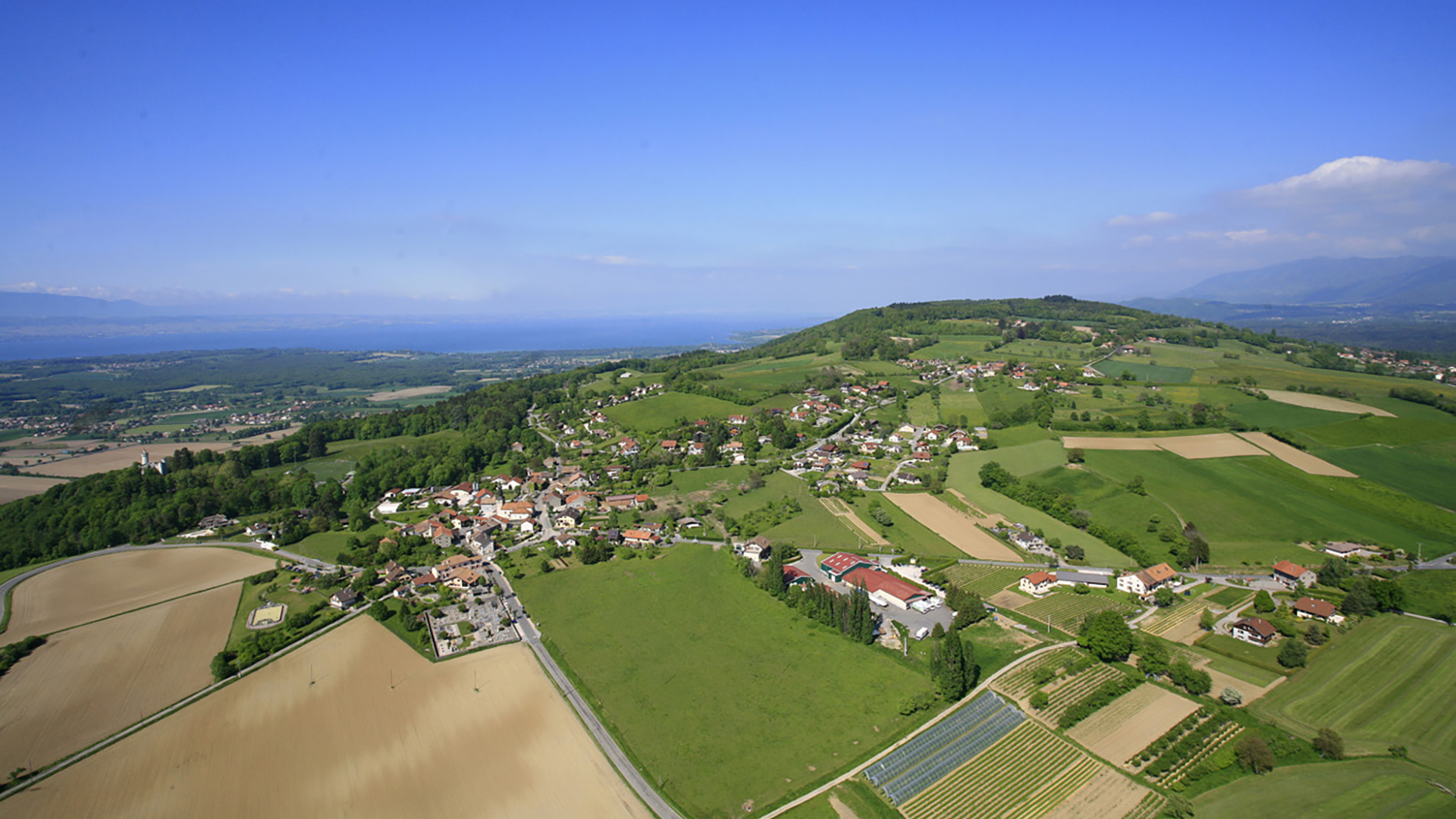 vue sur le village de ballaison