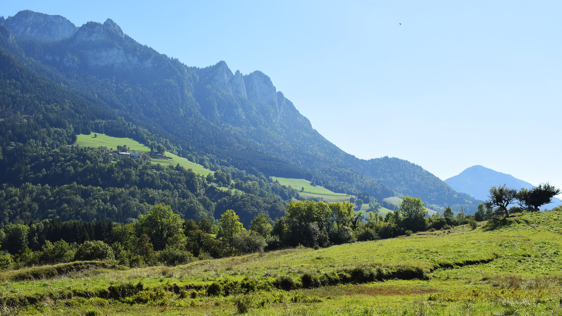 Vue du Mont billat depuis Reyvroz