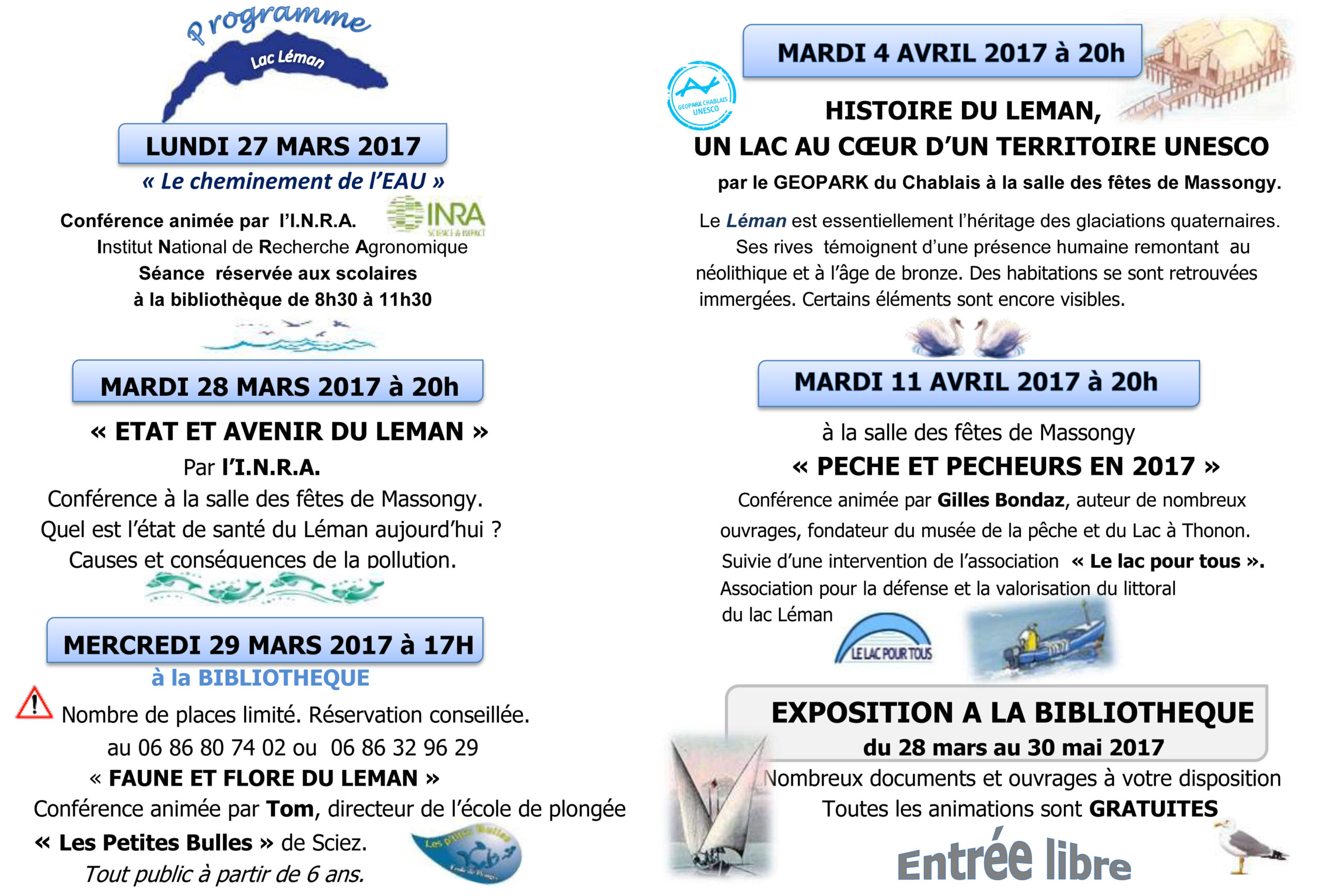 programme expo léman massongy 2017