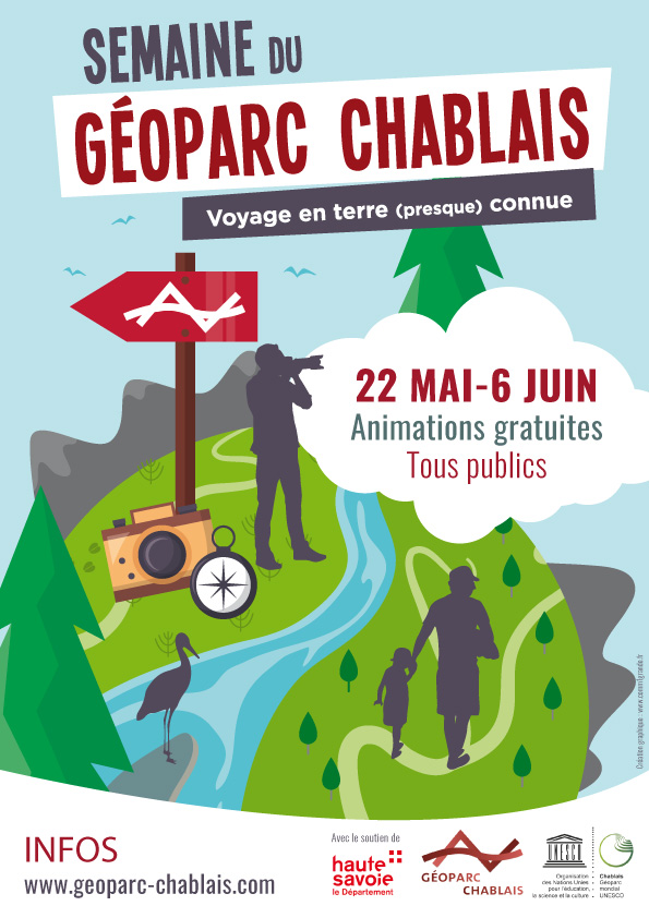 affiche semaine du géoparc 2021